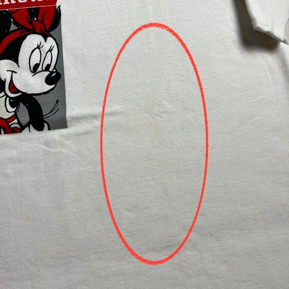 Disney Athletic vintage Minnie Mouse workout t-shirt size XL Women's USA - Picture 8 of 8